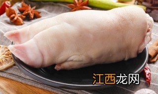 猪蹄子怎么存放 保存猪蹄的方法介绍