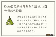 Dota自走棋投降命令介绍 dota自走棋怎么投降