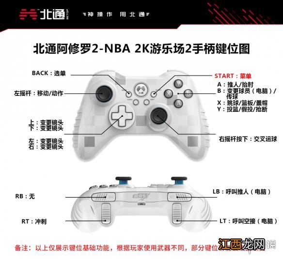 NBA2K游乐场2北通手柄操作设置教程 北通手柄按键操作说明