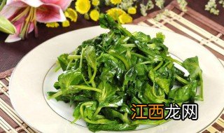 蒜泥豌豆尖怎么做 制作蒜泥豌豆尖