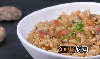 咸香糯米饭做法窍门 咸香糯米饭做法