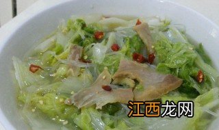 小白菜烩粉条怎么做 怎么做小白菜烩粉条