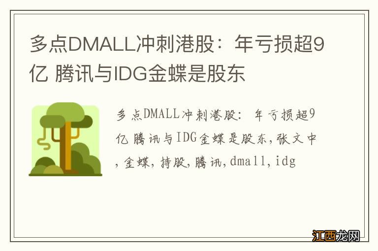 多点DMALL冲刺港股：年亏损超9亿 腾讯与IDG金蝶是股东