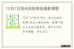 12月7日滨州风险等级最新调整