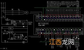 三菱PLC实物接线图