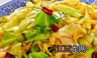 爆炒圆白菜，爆炒圆白菜的饭店做法