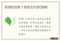 图解 疫情防控新十条规定内容