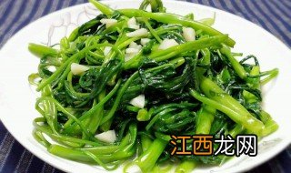 清炒空心菜如何做 清炒空心菜做法简单介绍