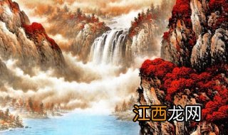 鸿运当头山水画赏析