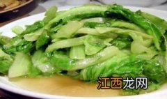 炒生菜的做法