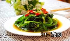 凉拌菠菜的做法