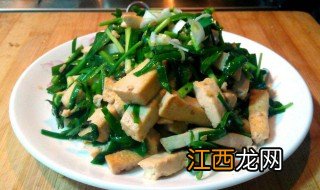 野葱炒豆腐怎么做好吃 好吃的野葱炒豆腐做法介绍