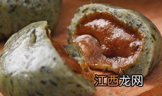 艾叶糍粑豆沙馅怎么做 艾叶糍粑豆沙馅的做法