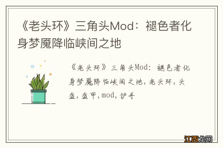 《老头环》三角头Mod：褪色者化身梦魇降临峡间之地