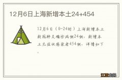 12月6日上海新增本土24+454