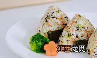 韩国海苔碎饭团做法窍门 海苔碎肉松饭团的做法