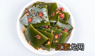 裙带菜怎么拌凉菜好吃 凉拌裙带菜的做法