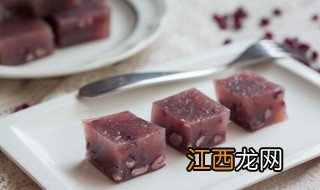 如何制作红豆糯米糕 红豆糯米糕制作方法