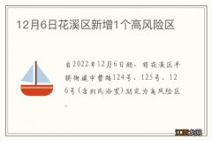 12月6日花溪区新增1个高风险区