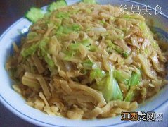 圆白菜焖饼怎么做