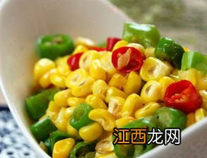 玉米青椒青菜的英文怎么说