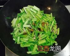 香芹炒肉丝怎么做好吃