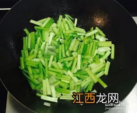 香芹炒肉丝怎么做