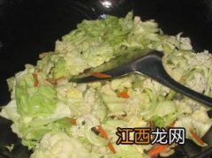 炒油面用什么菜