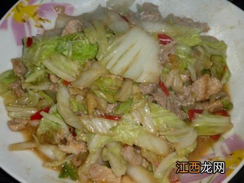 大白菜配肉什么炒