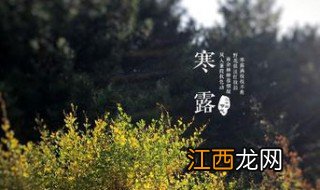 寒露节气由来 寒露节气由来是什么