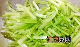 怎样做盐芹菜 做盐芹菜的方法