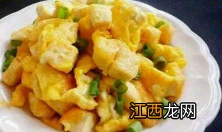 鸡蛋怎样做炒菜好吃 好吃的金银豆腐做法介绍