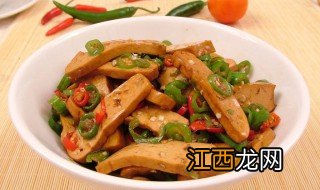 干豆腐炒尖椒 干豆腐炒尖椒的做法