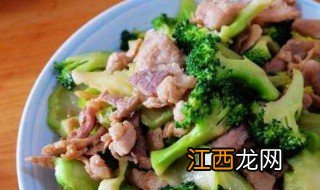 西兰花炒肉的做法 做西兰花炒肉的步骤