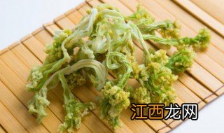 花菜怎么做花菜干 做花菜干的注意事项