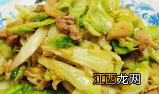 肉炒包菜怎么做 肉炒包菜的做法