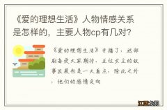 《爱的理想生活》人物情感关系是怎样的，主要人物cp有几对？