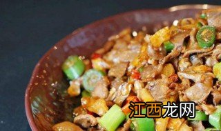 酸豆角鸡杂 酸豆角炒鸡杂