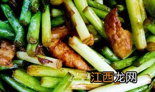 卤蒜苔怎么做 蒜苔肉卤怎么做