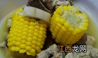 鱼胶排骨玉米汤做法 花胶玉米排骨汤的做法