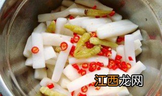 酸萝卜怎么泡 酸萝卜做法步骤