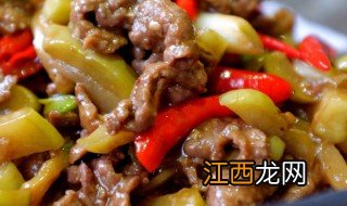 牛肉炒酸菜 做牛肉炒酸菜的方法