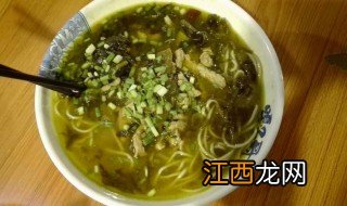 酸菜面怎么做好吃简单 酸菜面做法