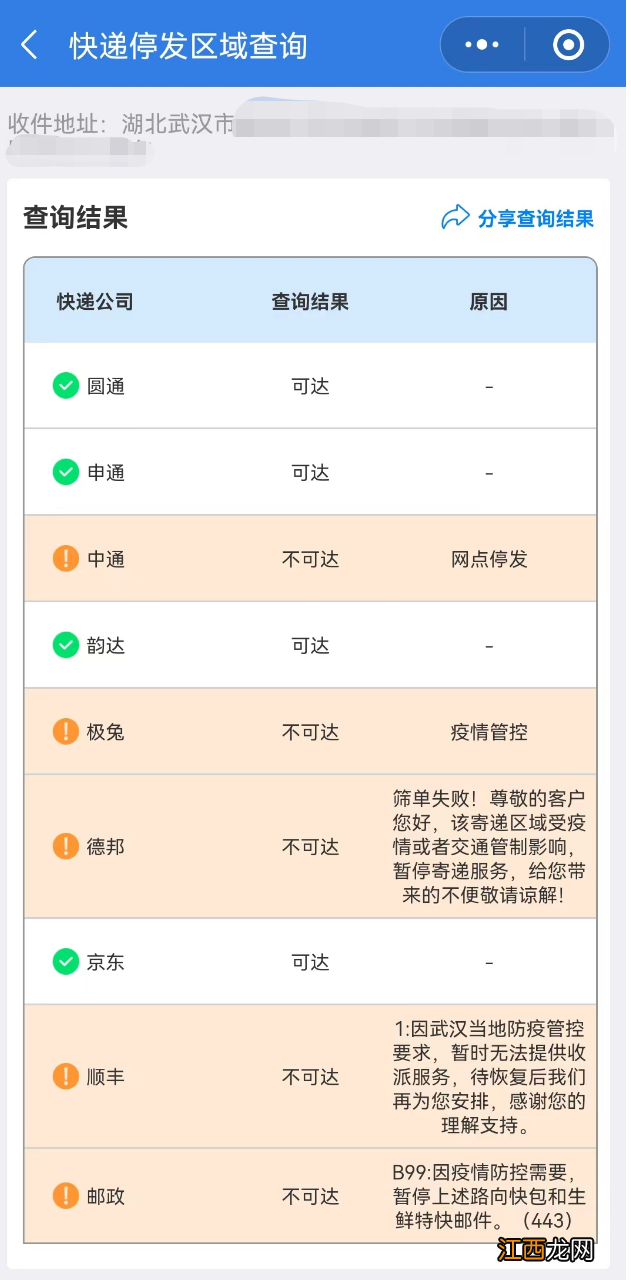 持续更新中 武汉快递什么时候恢复正常？