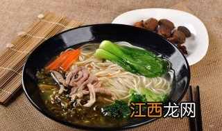 正宗酸菜肉丝面的做法 酸菜肉丝面的正宗做法