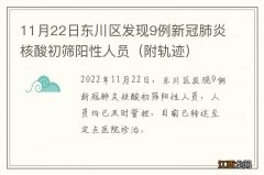 附轨迹 11月22日东川区发现9例新冠肺炎核酸初筛阳性人员