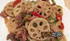 藕炒肉的做法大全家常菜 藕炒肉的做法