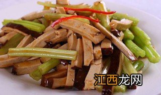 豆腐干炒芹菜 豆腐干炒芹菜做法介绍