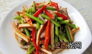 香干炒肉丝 香干炒肉丝做法