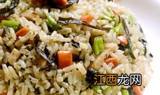 橄榄菜炒饭 做炒饭的方法